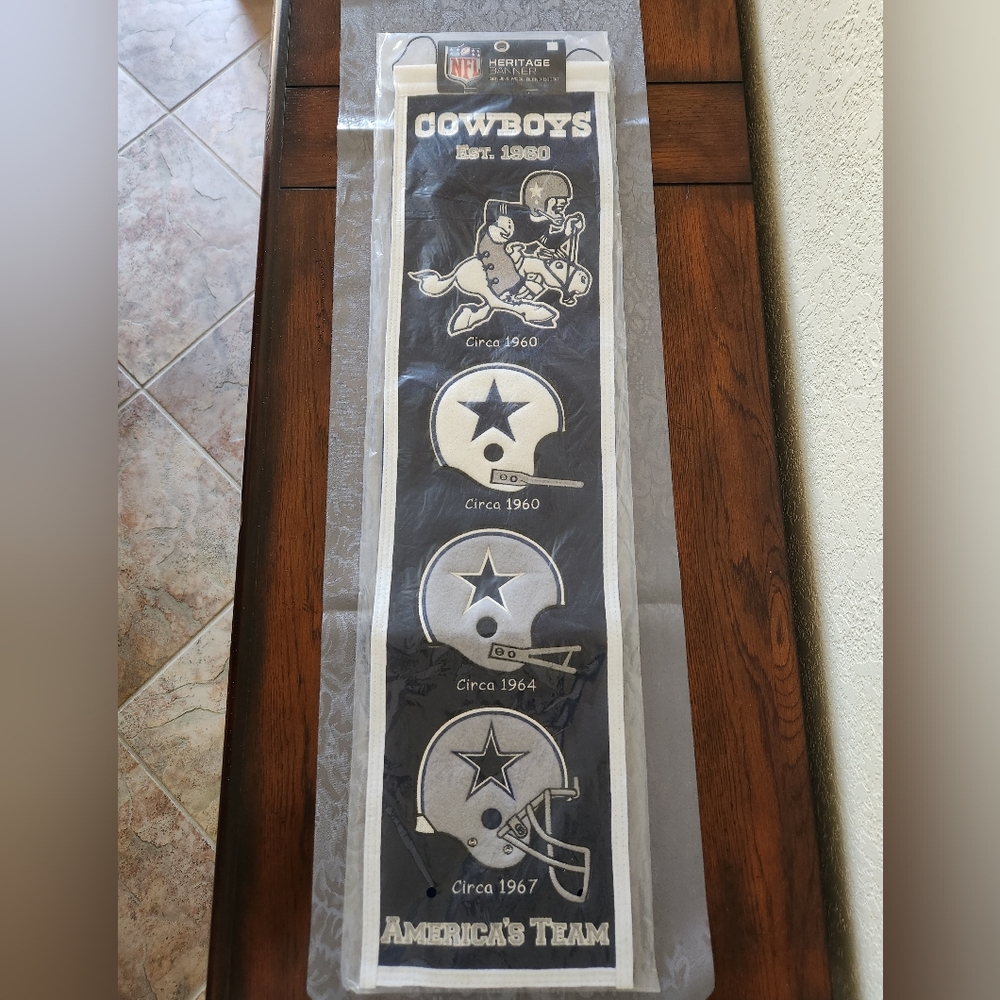Dallas Cowboys Evolution Heritage Banner